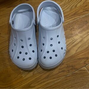 Light Blue Crocs Baya Clogs